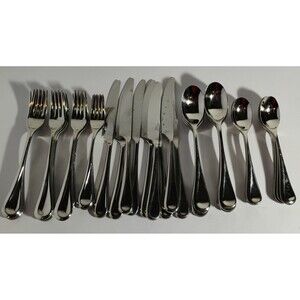 Dansk International Designs Tjorn High Gloss 18/10 Stainless Steel Flatware Set